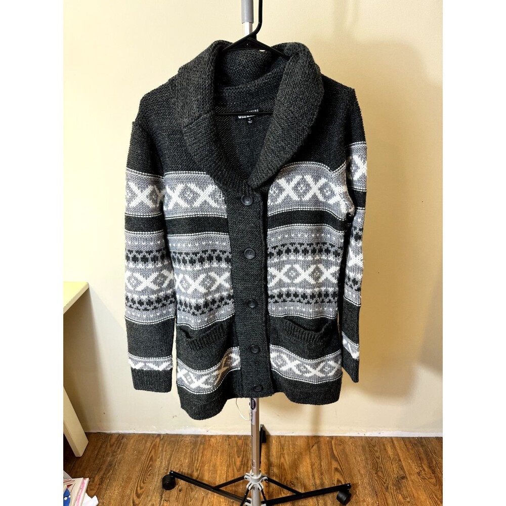 Nicole Miller Original Women's Knit Button Up Sweater Size Medium